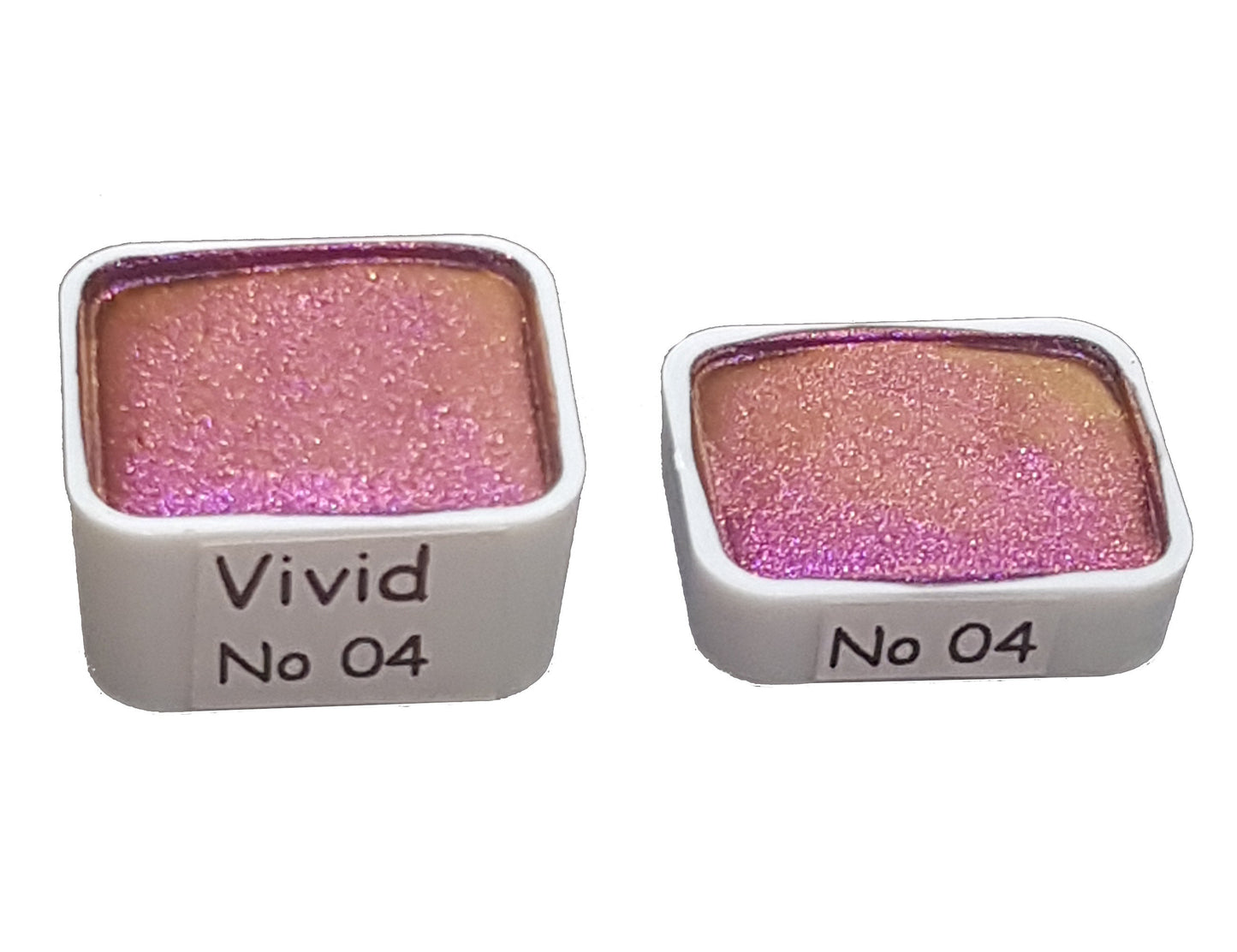 Vivid Series No 04 - Supershift Chameleon Handmade Watercolour Paint - Metallic Glitter Shimmer Calligraphy