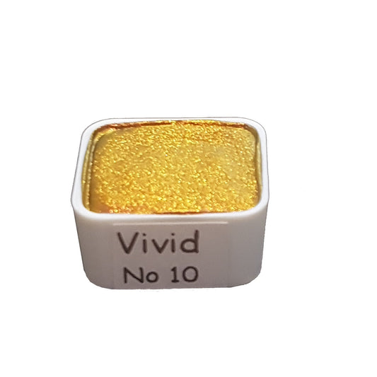 Vivid Series No 10 - Supershift Chameleon Handmade Watercolour Paint - Metallic Glitter Shimmer Calligraphy