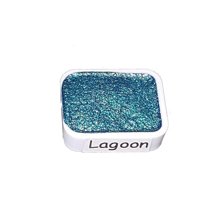 Ocean Series - Lagoon - Chameleon Handmade Watercolour Paint - Metallic Glitter Color Shifting Holographic