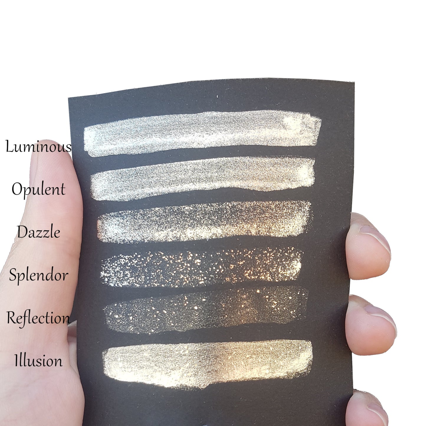 Illusion *Mirror Series* Handmade Silver Chrome Watercolour Paint - Metallic Glitter Holo Shimmer