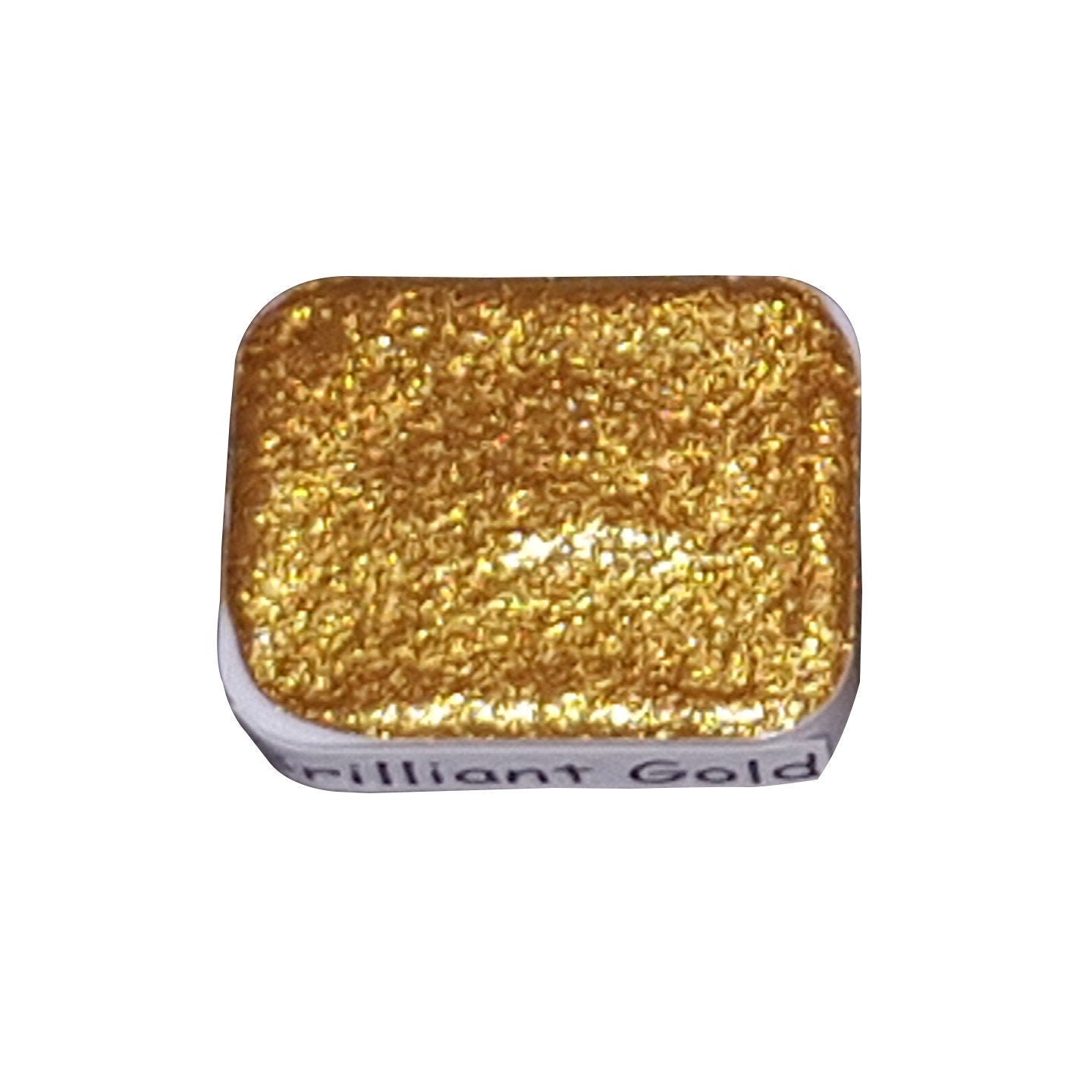 Brilliant Gold *Golden Series* Handmade Gold Chrome Watercolour Paint - Metallic Glitter Shimmer