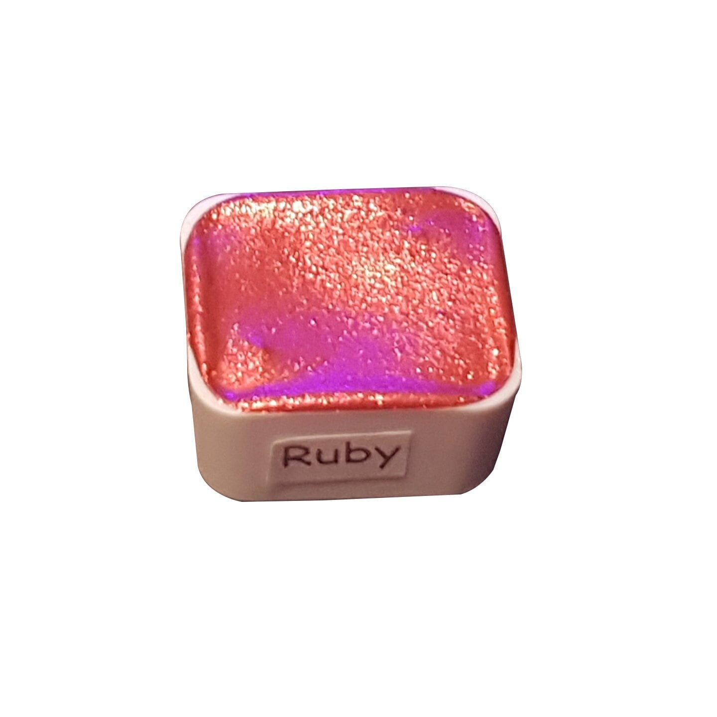 Ruby *Gemstone Series* Handmade Chrome Watercolour Paint - Metallic Glitter Holo Shimmer