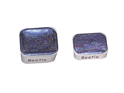 Beetle - Nature Series - Holo Chameleon Handmade Watercolour Paint Metallic Glitter Color Shift