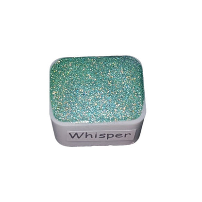 Whisper *Limited Edition* Chameleon + Holo Handmade Watercolour Paint - Half Pan - Chrome Metallic Color Shift Paint