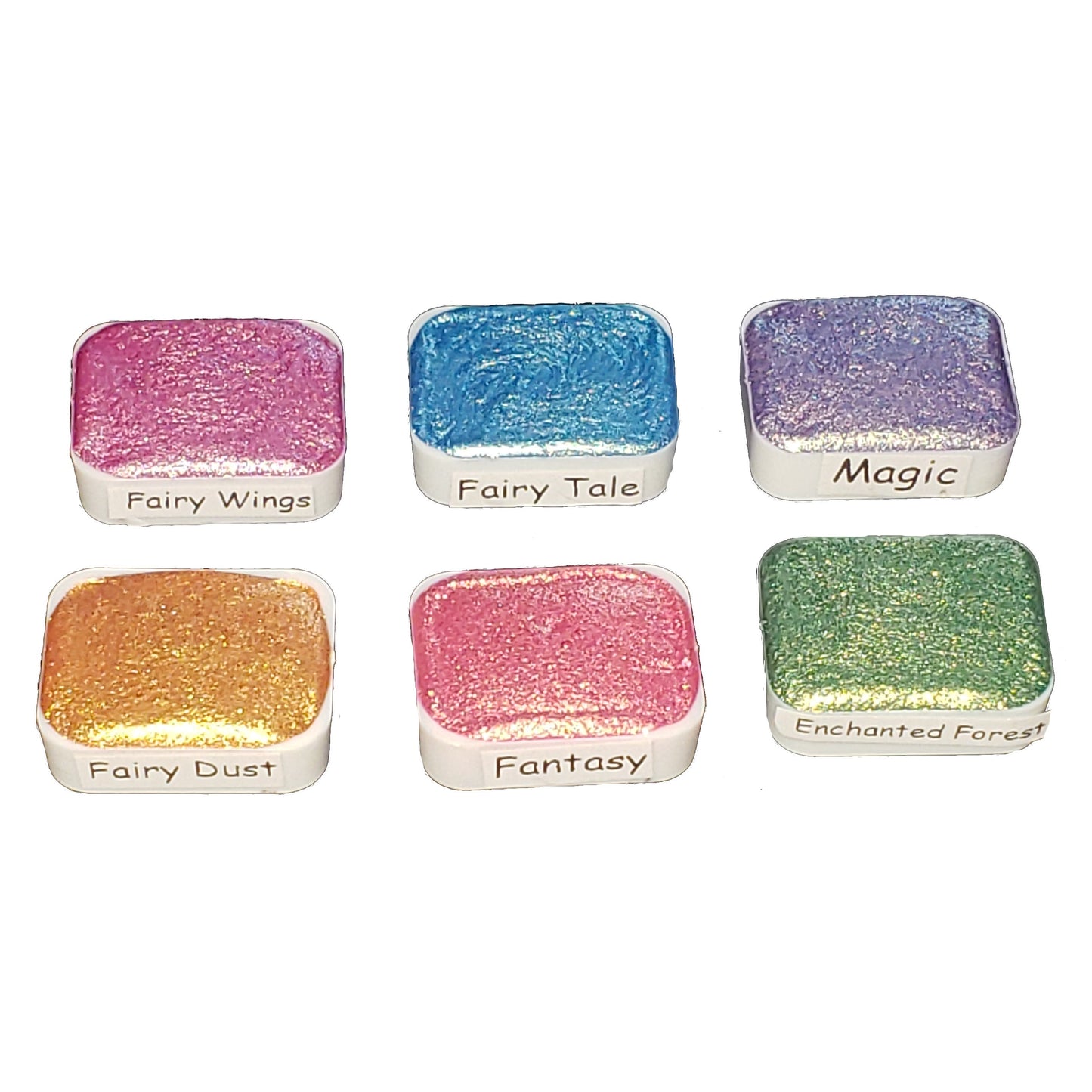 Fairy Series *Quarter Pan* Handmade Watercolour Palette - Gold Shift Chameleon Paint