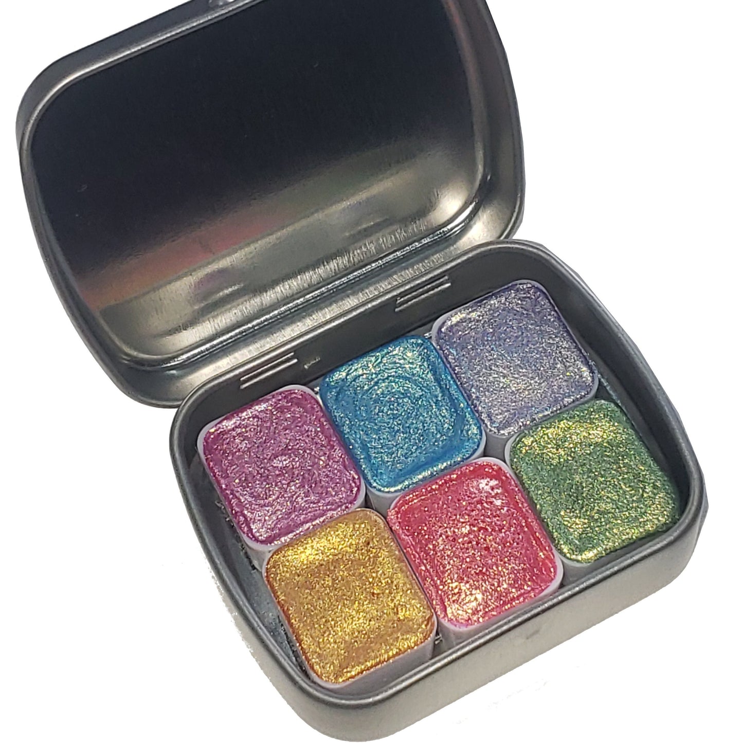 Fairy Series *Half Pan* Handmade Watercolour Palette - Gold Shift Chameleon Paint