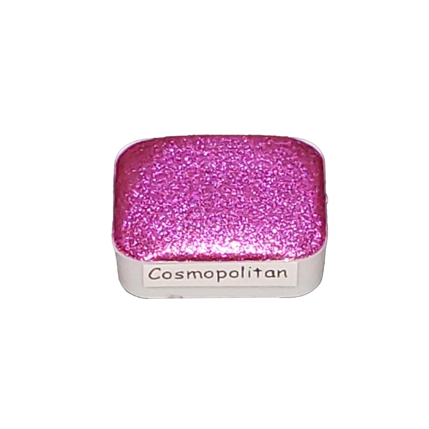 Cocktail Series - Cosmopolitan - Neon Chrome Handmade Metallic Watercolour Paint