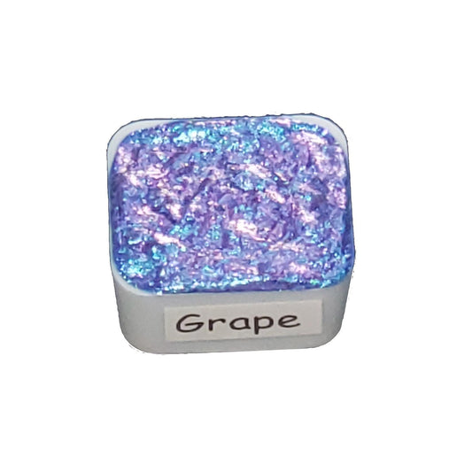 Fruity Series - Grape - Chameleon Handmade Watercolour Paint - Metallic Glitter Shimmer