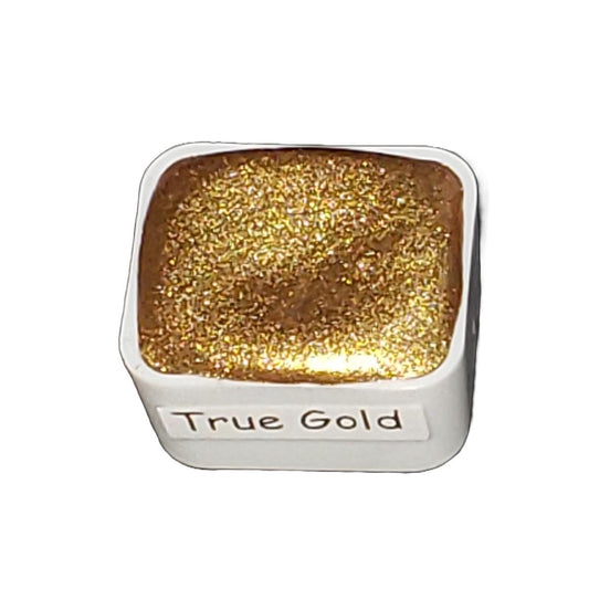 True Gold *Pastel Series* Handmade Chrome Metallic Watercolour Paint