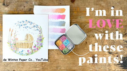 Fairy Series - Fairy Wings - Chameleon Handmade Watercolour Paint Metallic Gold Shift