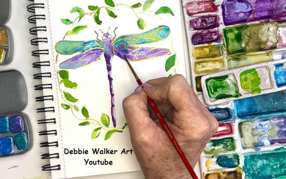 Ocean Series - Sea Sparkle - Chameleon Handmade Watercolour Paint - Metallic Glitter Color Shifting Holographic