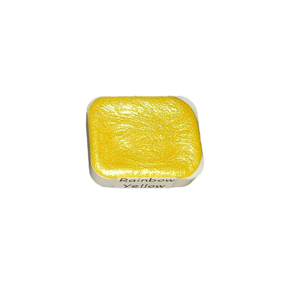 Yellow *Rainbow Series* Handmade Metallic Watercolour Paint