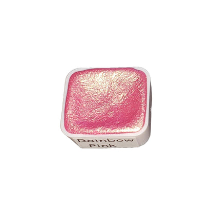 Pink *Rainbow Series* Handmade Metallic Watercolour Paint