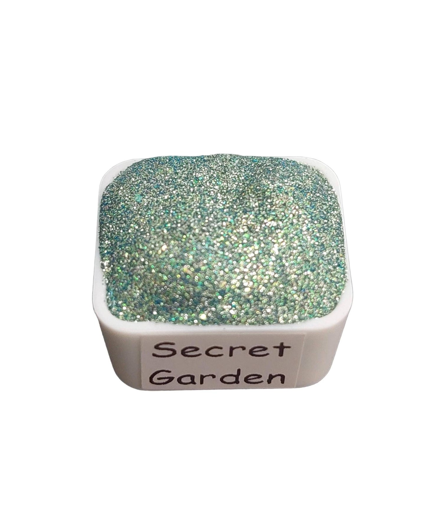 Secret Garden *Limited Edition* Chameleon + Holo Handmade Watercolour Paint - Half Pan - Chrome Metallic Color Shift Paint