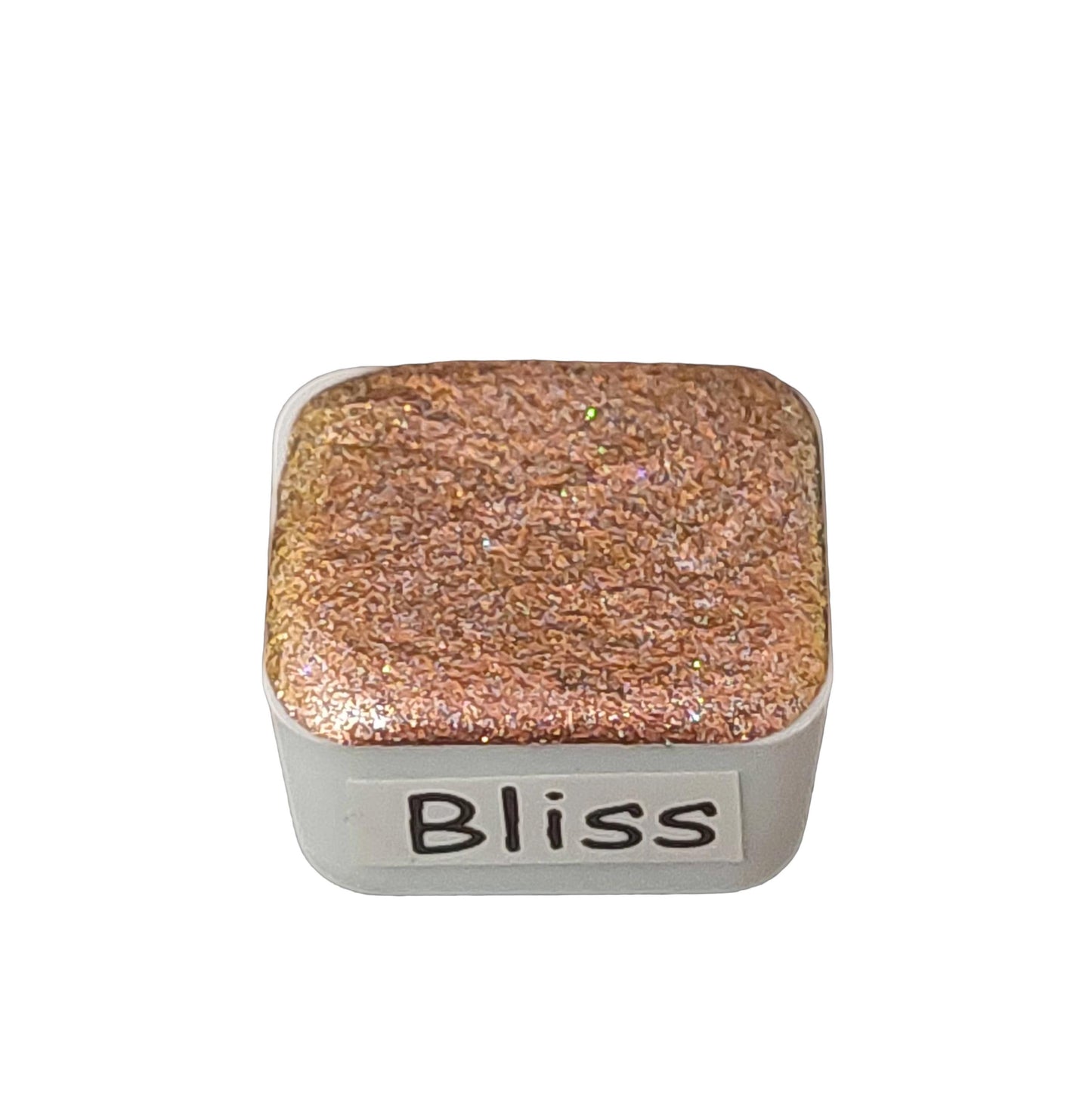 Bliss *Limited Edition* Chameleon + Holo Handmade Watercolour Paint - Half Pan - Metallic Paint