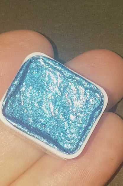 Ocean Series - Deep Blue Sea - Chameleon Handmade Watercolour Paint - Metallic Glitter Color Shifting Holographic