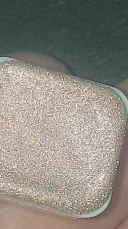 Marshmallow *Limited Edition* Chameleon + Holo Handmade Watercolour Paint - Half Pan - Chrome Metallic Color Shift Paint