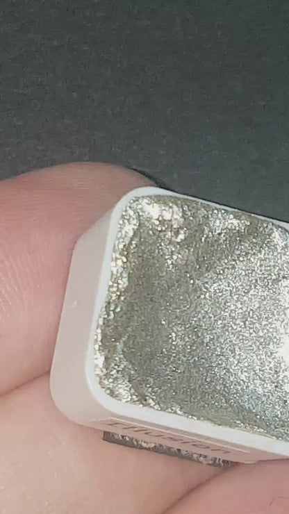 Illusion *Mirror Series* Handmade Silver Chrome Watercolour Paint - Metallic Glitter Holo Shimmer
