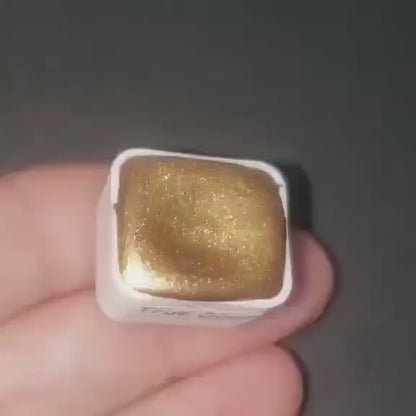 True Gold *Pastel Series* Handmade Chrome Metallic Watercolour Paint