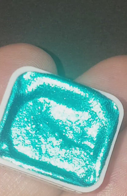 Emerald *Gemstone Series* Handmade Chrome Watercolour Paint - Metallic Glitter Holo Shimmer